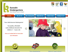 Tablet Screenshot of dunedinkindergartens.org.nz